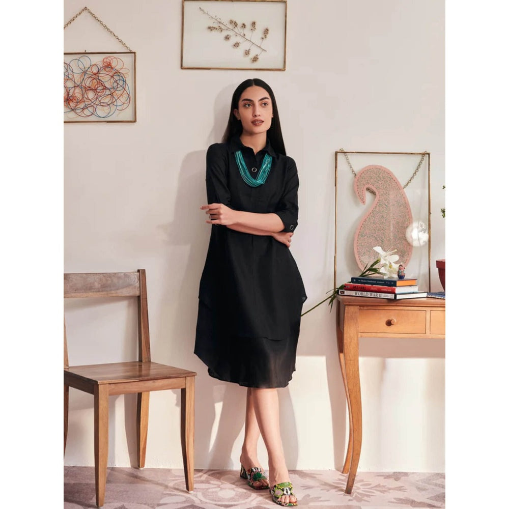 YELL The Delphi Dress-Black