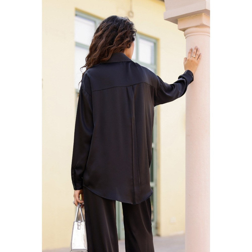 AlterEGO Brandi Black Shirt & Pant (Set of 2)