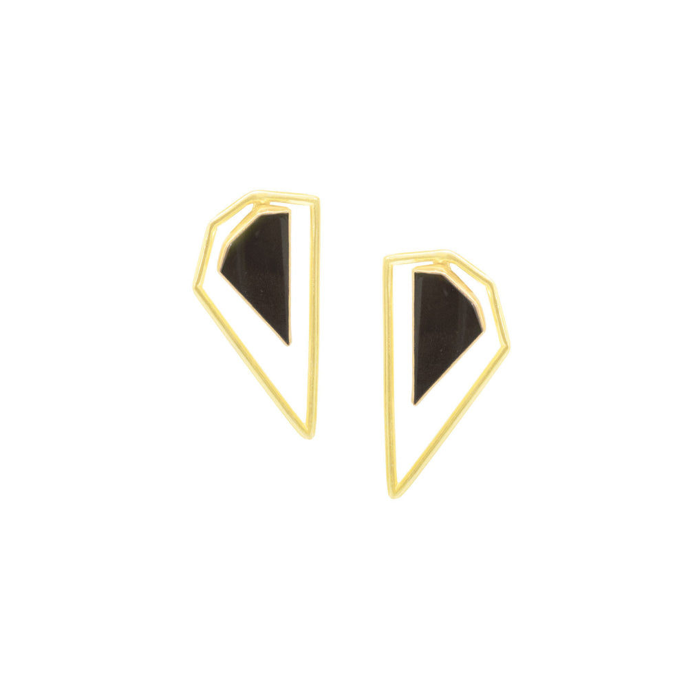 VARNIKA ARORA Suave Black Earrings
