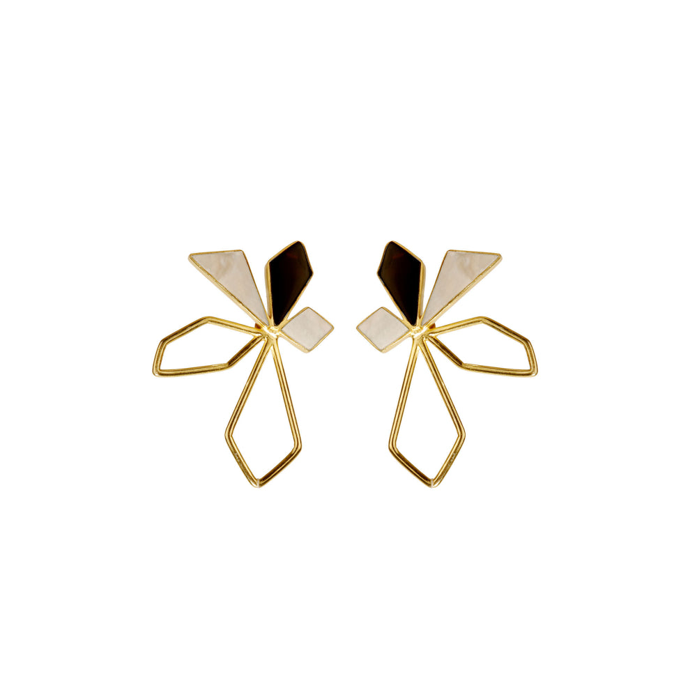 VARNIKA ARORA Curlicue Multi-Color Stud