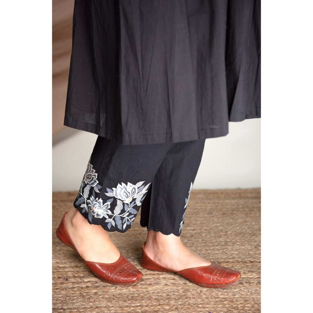 Priya Chaudhary Black Kurtas (Set of 3)