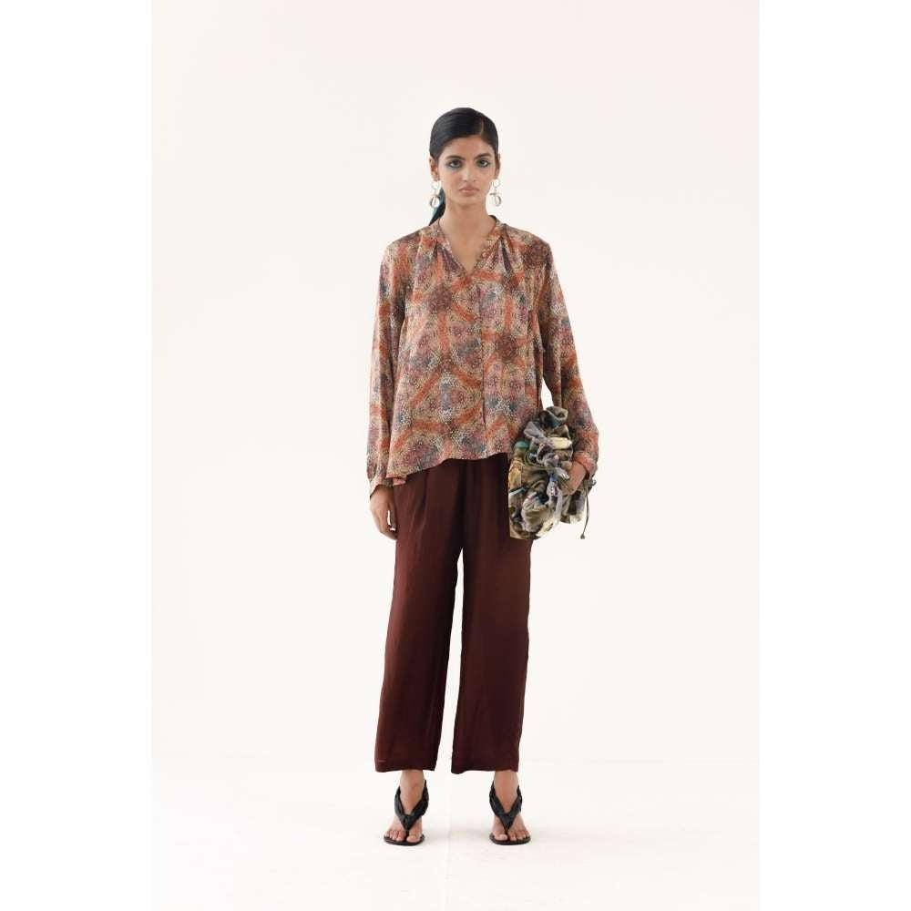 YAVI Haven Ethnic Jacket - Brown