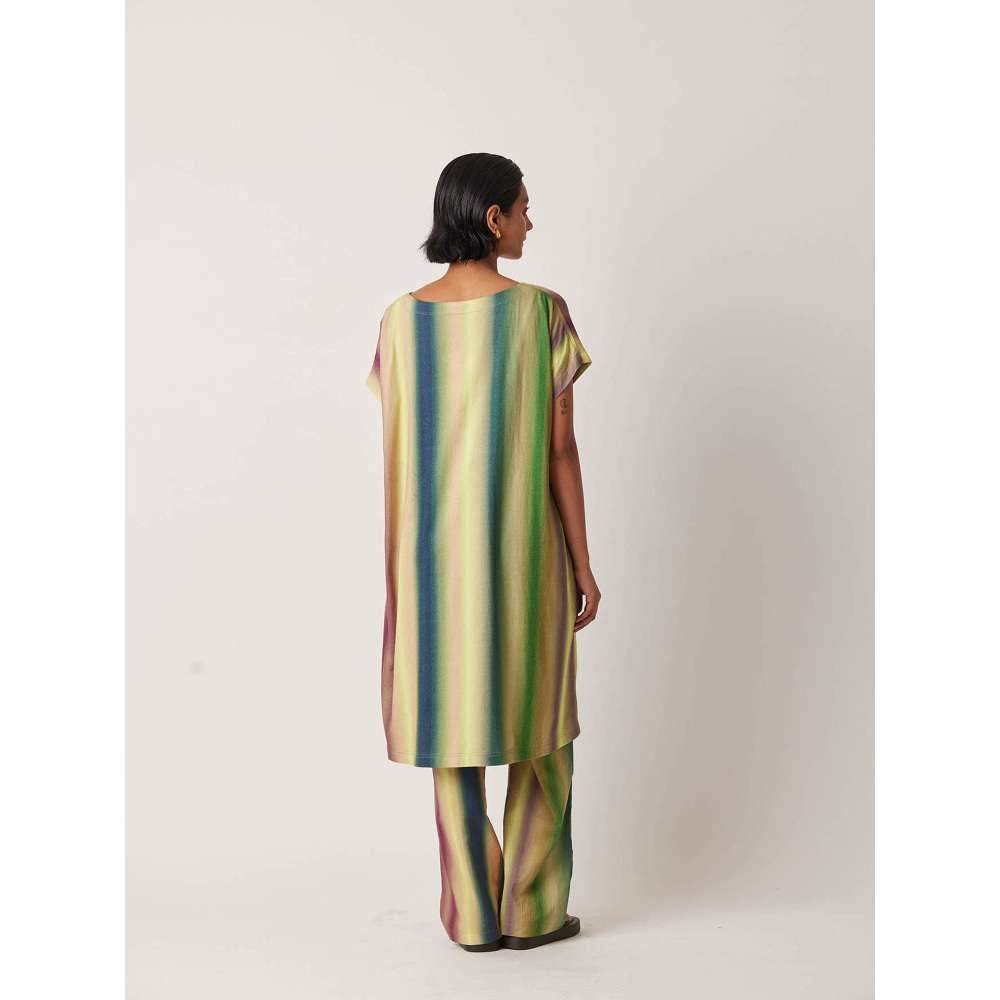 YAVI Women's Aura Colorblock & Printed Multi-Color Pant