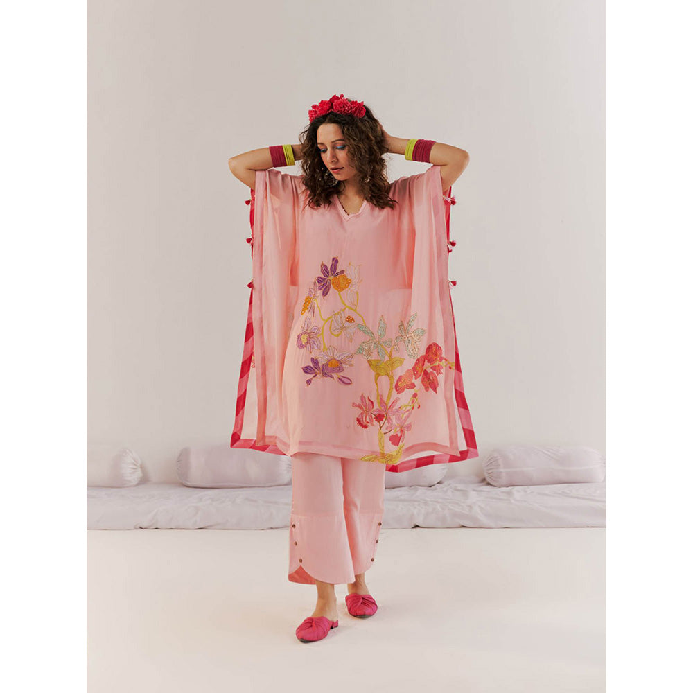 172 Threads Summer Peach Kaftan & Pant (Set of 2)