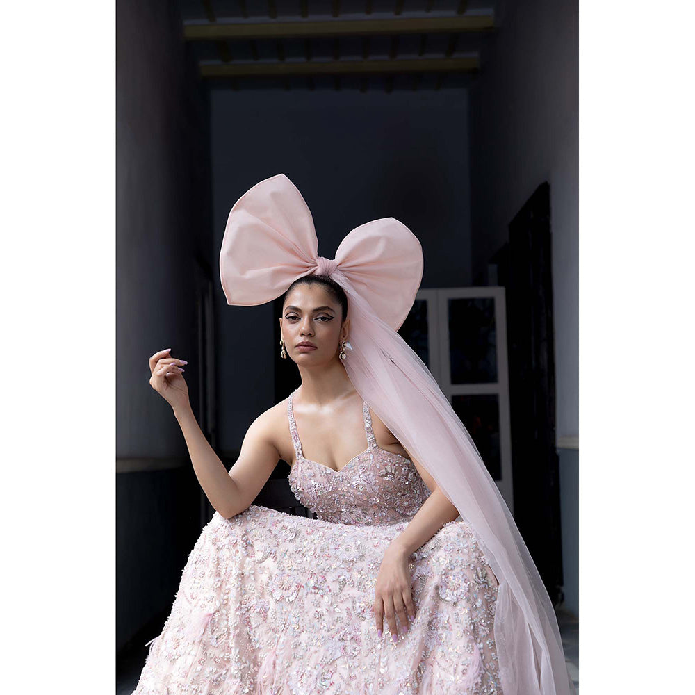 Aangan by Parul Pink Blushful Whispers Gown