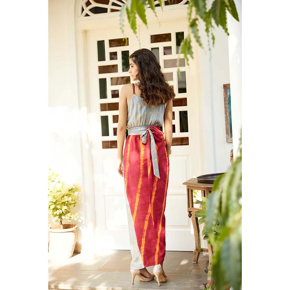Aapro Label Tulip Wrap Dress