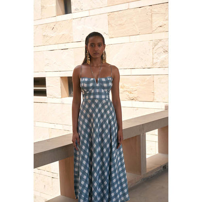 Aapro Label Checks Aura Dress