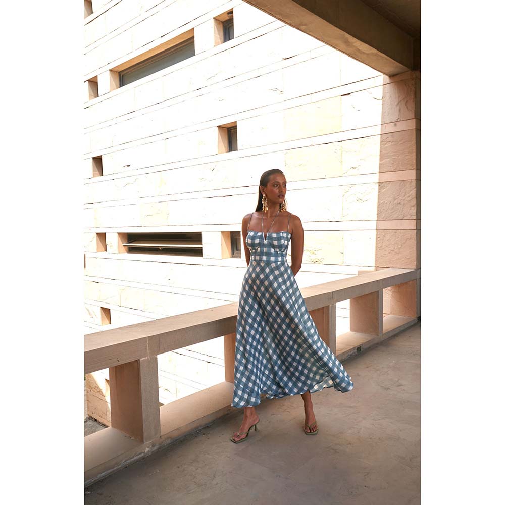 Aapro Label Checks Aura Dress