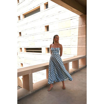 Aapro Label Checks Aura Dress