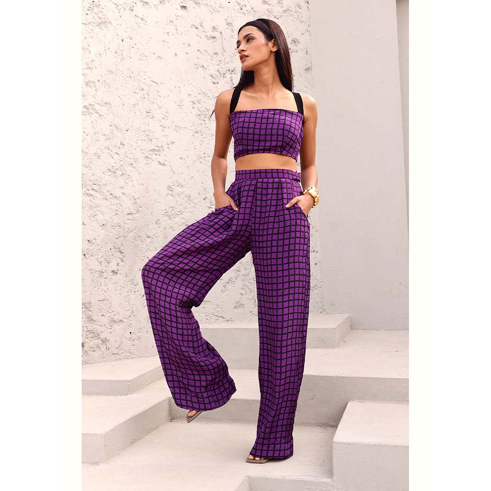 Aapro Label Purple Harmony Co-Ord (Set of 2)