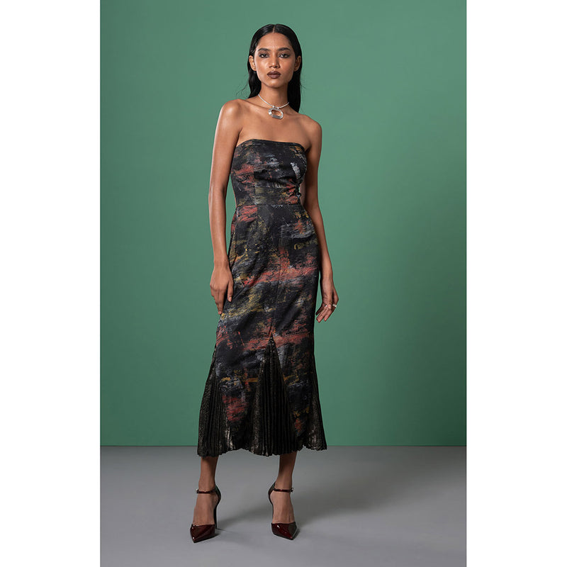 Advait Black Kage Tube Dress