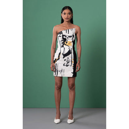 Advait White Beru Mini Dress