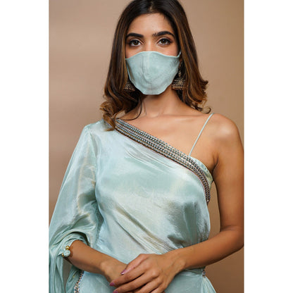 Ahi Clothing Draped Kimono Palazzo (Set of 3)