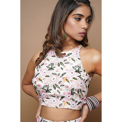 Ahi Clothing Floral Digital Printed Lehenga (Set of 3)