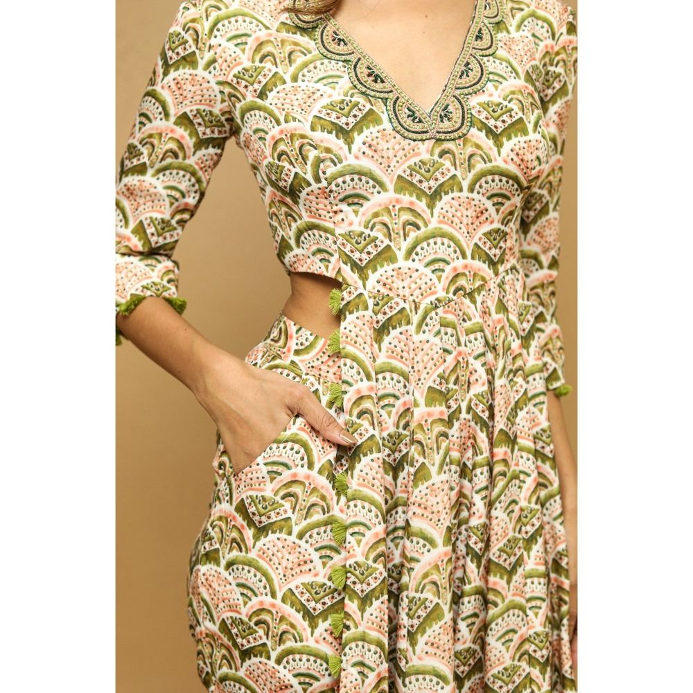 Ahi Clothing Digital Printed Kali Indo (Set of 2)