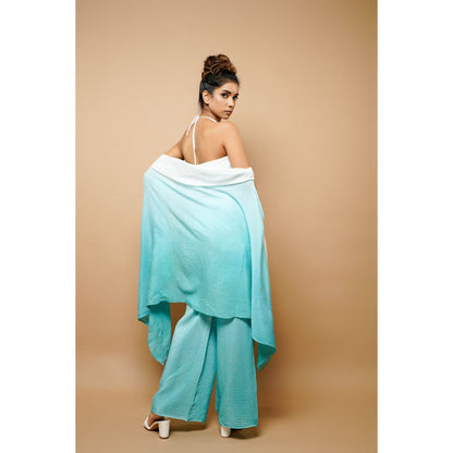 Ahi Clothing Ombre Crushed 3-Piece Co-Ord (Set of 3)