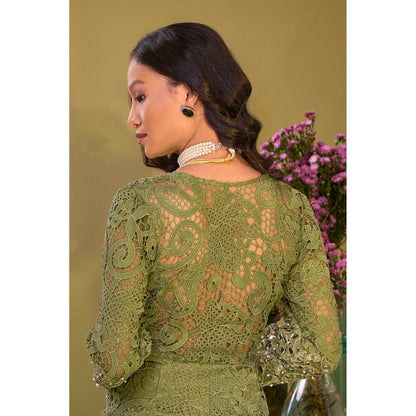 Aishwarya Tyagi Green Haritha Jumpsuit