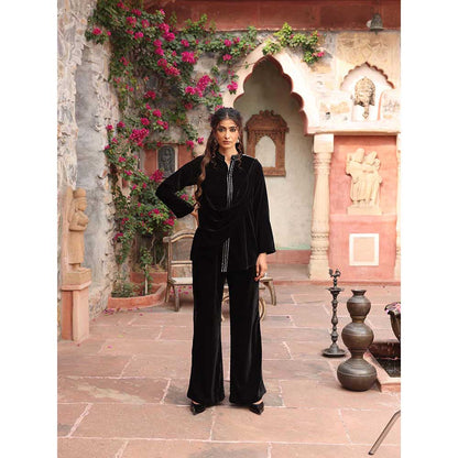 Ajiesh Oberoi Black Co-Ord (Set of 2)