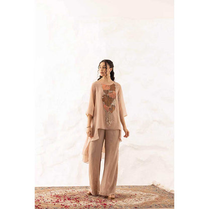 Ajiesh Oberoi Nude Kiara Co-Ord (Set of 2)