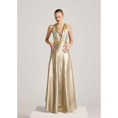 AKHL Gold Dress