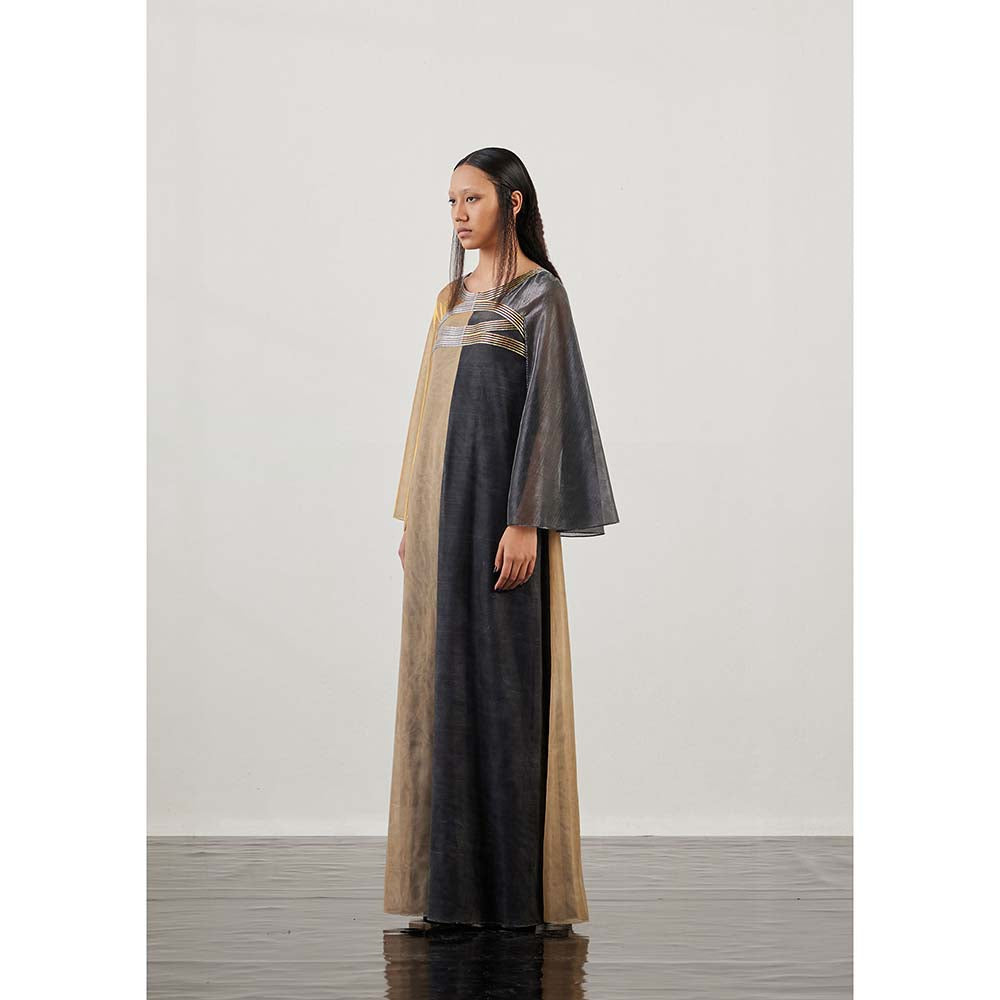 AKHL Gold Metallic Dress