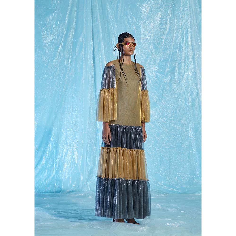 AKHL Multi-Colour Tier Dress