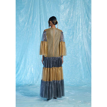 AKHL Multi-Colour Tier Dress