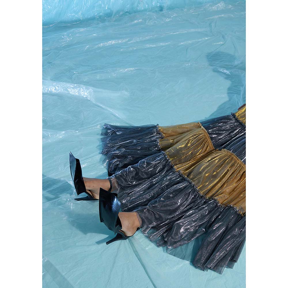 AKHL Multi-Colour Tier Dress