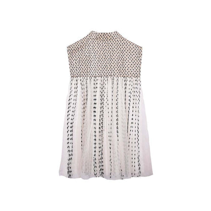 AKHL Grey Square Yoke Gathered Top