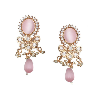 Akulya Jewels Multi-Color Kundan Necklace (Set of 2)