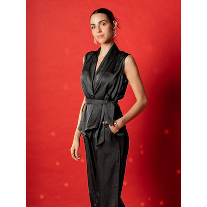 AEOY Black Tie-up Co-ord (3N)