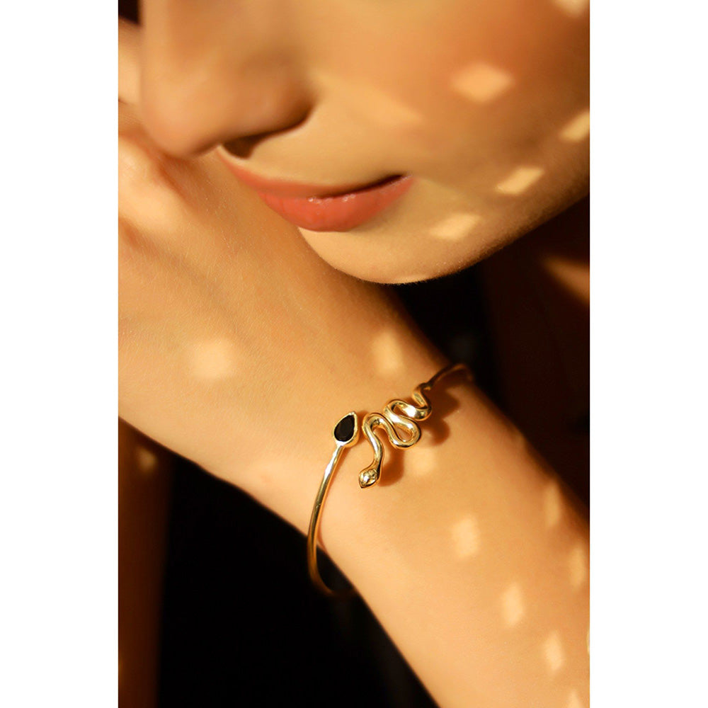 AlterEGO The Serpent Gold Cuff