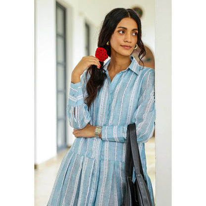 AlterEGO Lira - Love And Heart Pleated Mini Dress