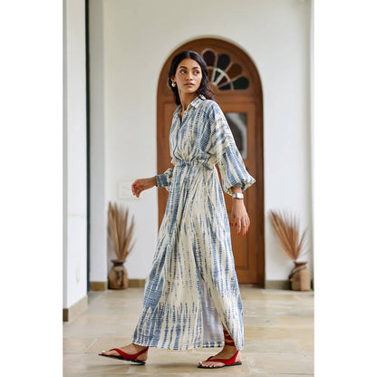 AlterEGO Indri - Drawstring Detailed Maxi Dress