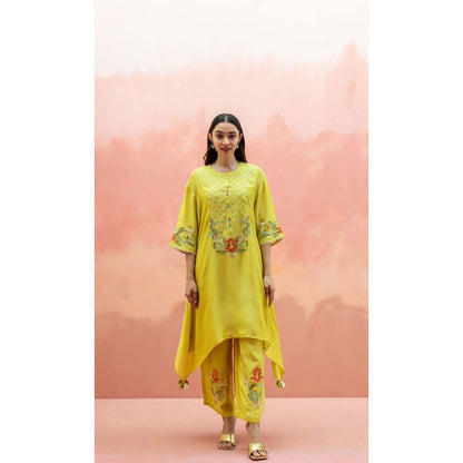 AM by Anita Mittal Yellow Firefly Co-Ord