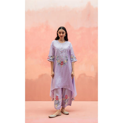 AM by Anita Mittal Firefly Lavender Co-Ord Set