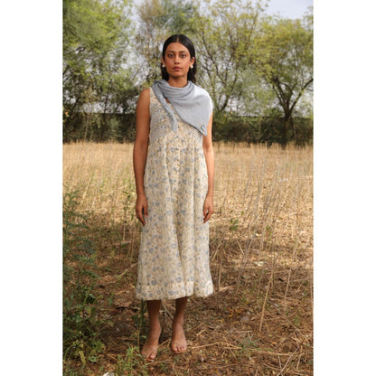Amoree Off White Sleeveless Dress