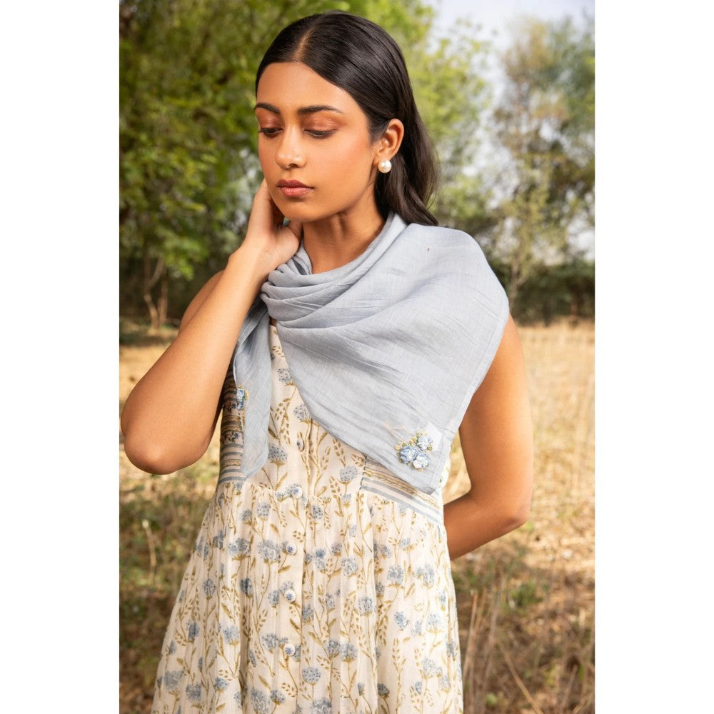 Amoree Off White Sleeveless Dress