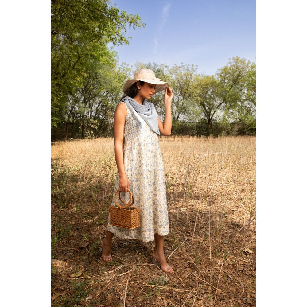 Amoree Off White Sleeveless Dress