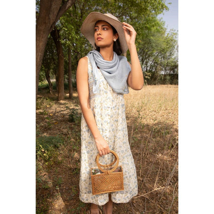 Amoree Off White Sleeveless Dress