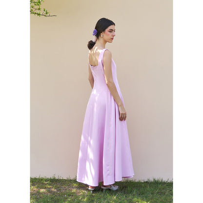 AMOSHI Caroline Maxi Dress -Baby Pink