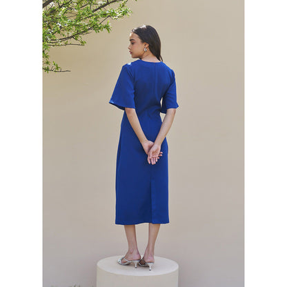 AMOSHI Dewdrop Midi Dress -Blue