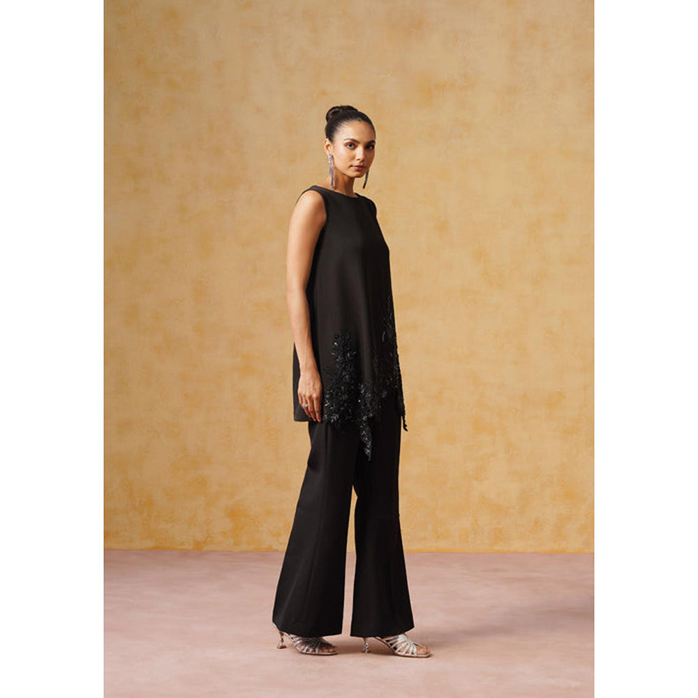 AMOSHI Meher Co-Ord Set Black