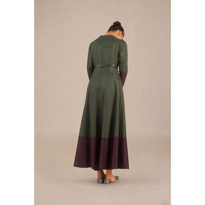 AMPM Zahra Olive Jacket and Pant (Set of 4)