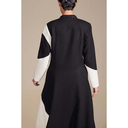 AMPM Zaira Black & White Embroidered Jacket
