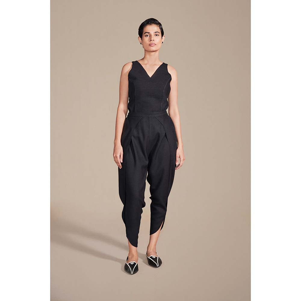 AMPM Jenna Cape Co-Ord - Black (Set of 3)