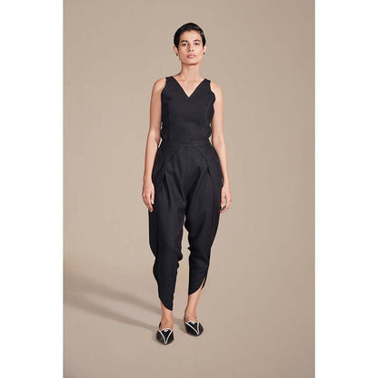 AMPM Jenna Cape Co-Ord - Black (Set of 3)
