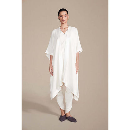 AMPM Adarah Cape Co-Ord - White (Set of 3)