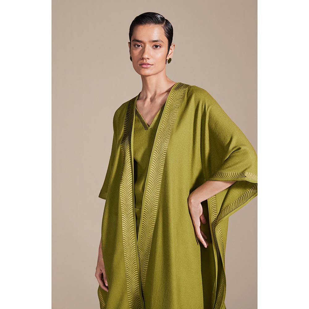 AMPM Adarah Cape Co-Ord - Olive (Set of 3)