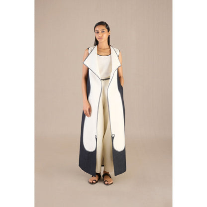 AMPM Celina Throw with Inner, Belt & Pant (Set of 4)